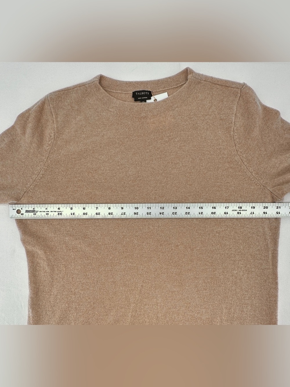 Talbots Cashmere Crewneck Sweater Camel XL - Picture 11 of 11